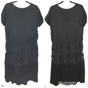 Vintage 20s Flapper Dress **AS IS** Downtown Abbey Roaring 20s Plus Size - (T4)